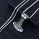thumbnail image 5 of beier Nordic Sweden Norway Viking Ornament Cross-Border E-Commerce Supply Titanium Steel Necklace Men and Women Retro Necklace, 5 of 5