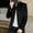 UO4812, variant on Luxury Velvet Standing Collar Suit Jacket for Men Autumn Winter Chinese Style Blazers Slim Fit Casual Business Blazer Masculino
