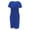 Blue, variant on snilers Maternity Nursing Dress Summer V Neck Casual Short Sleeve Breastfeeding Dresses Soft Comfy Knee Length Dress S-2XL