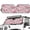 Butterfly Cherry Blossom, variant on Yuyamidu Mushroom Windshield Sun Shade for Jeep Wrangler JL JLU & Gladiator, Daisy Front Window Sun Visor Blocks UV Rays Foldable Sunshade