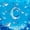 Blue C, variant on jejeloiu Cute Shark Monogram A Duvet Cover Set For Kids,Ocean Theme Bedding Full For Boys,Navy Blue Reversible,3pcs(No Comforter)