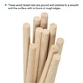 thumbnail image 3 of Unique Bargains 1/4 x 6 Inch Dowel Rods Wood Sticks Unfinished Wooden Dowel Rods Round Dowels Sticks 25 Pcs, 3 of 6