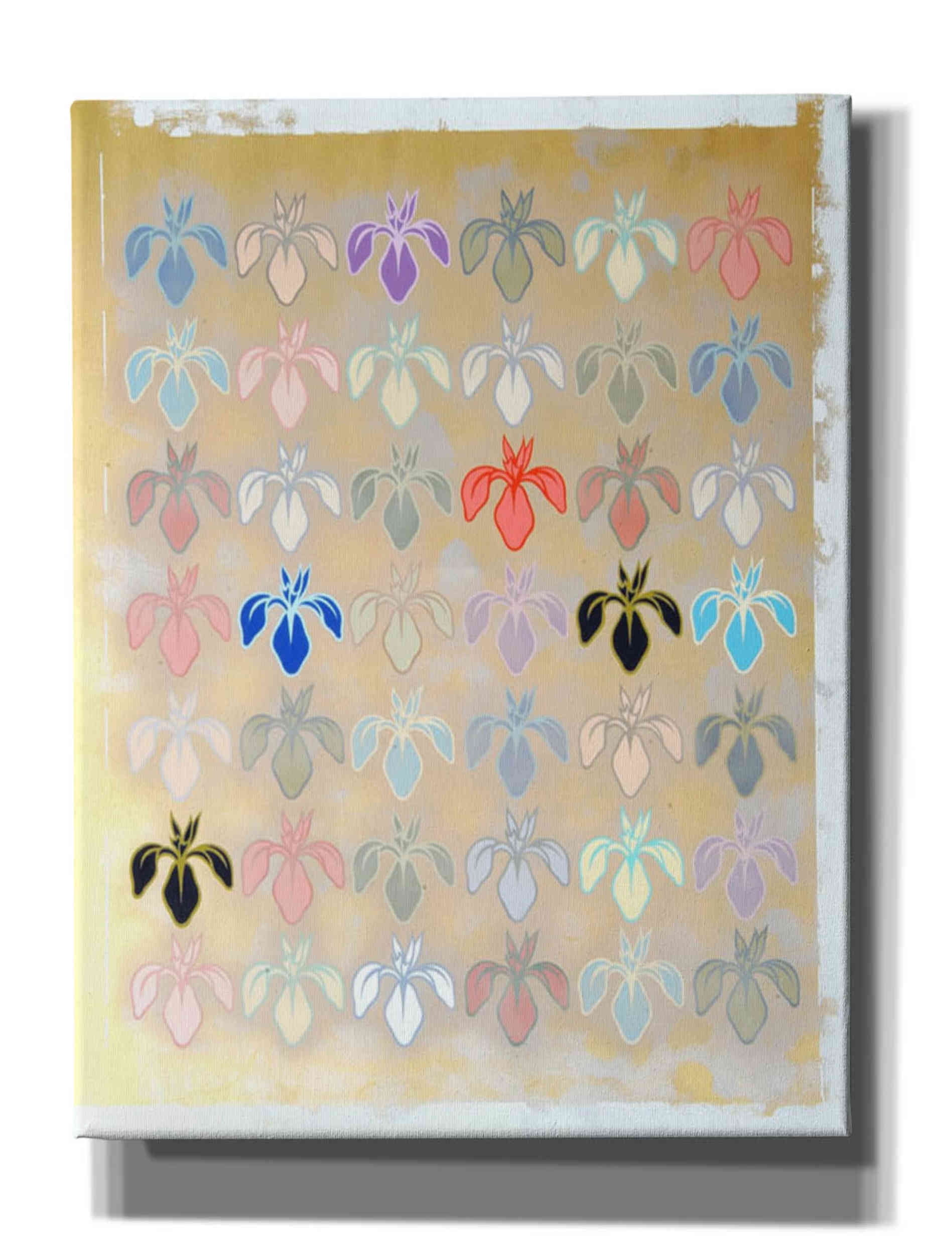 Epic Graffiti 'Iris Mark' by Zigen Tanabe, Canvas Wall Art, 12"x16"