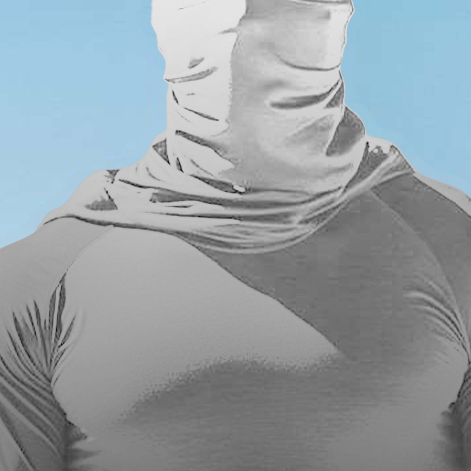 Handshe Summer Print Sun Hoodie, Lightweight Breathable UPF 50+ UV Protection Face Mask Sleeves Long Sleeve Hooded Shirt for Hiking Running Outdoor Activities,Plus Size