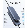 thumbnail image 2 of Estación de acoplamiento Selore 12 en 1 USB C con 3 monitores triples HDMI, 2 of 8