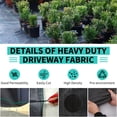 thumbnail image 4 of AKDSteel Durable Woven Geotextile Fabric, 3.2oz Heavy Duty Weed Barrier For Driveway, Effective Garden Weed Control And Landscaping Ground Cover, 4 of 7