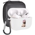 thumbnail image 1 of Pink Dog Case for AirPods Pro with Keychain, MAYCARI Cute Animals Design Protective Soft TPU Cover Compatible, 1 of 4