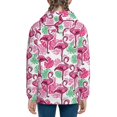 thumbnail image 6 of Naloa Flamingo Teenage Zipper Hoodie, Long Sleeve Zip Up Hoodies Casual Jackets Tops for 7-12 Years-Small, 6 of 6