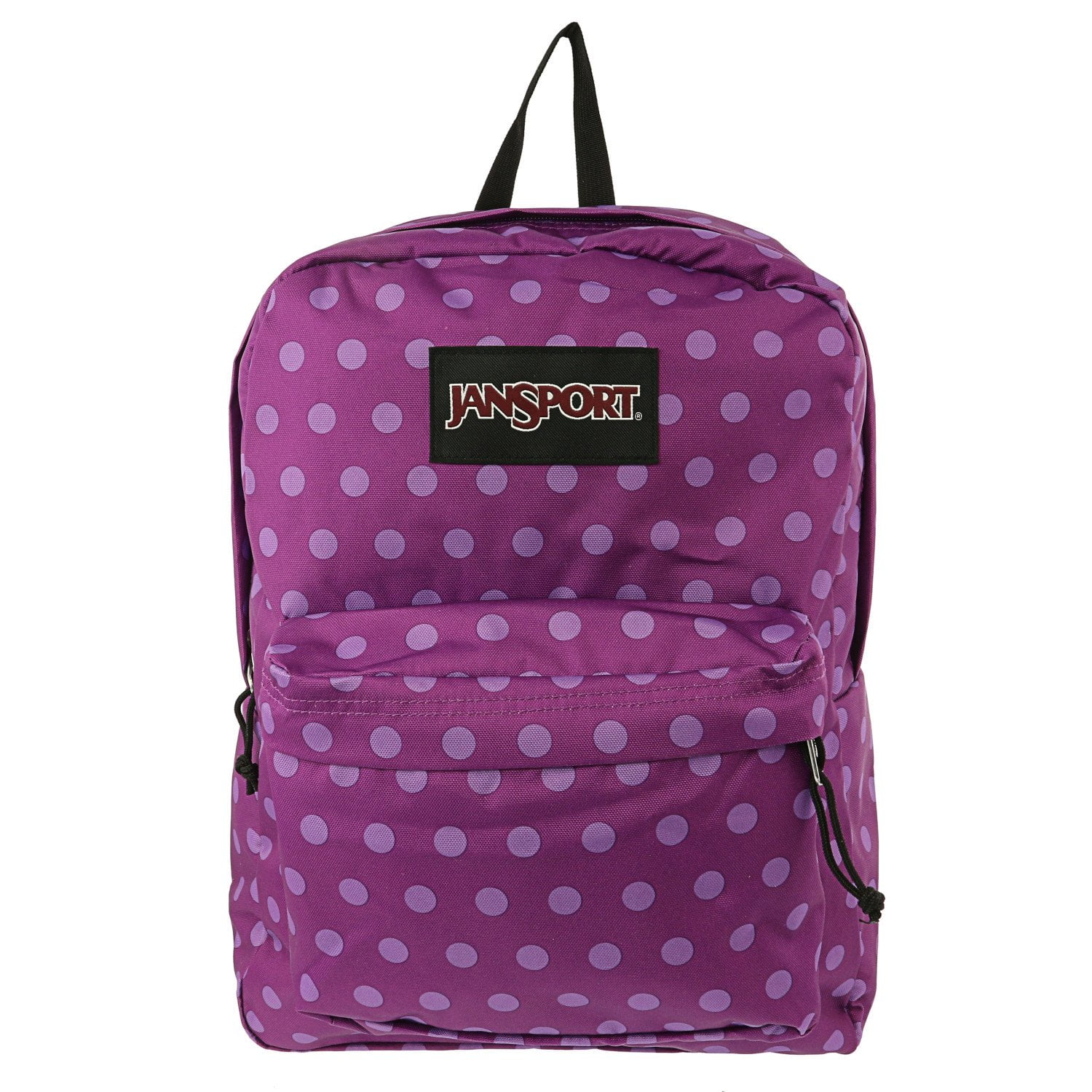 jansport pink polka dot backpack