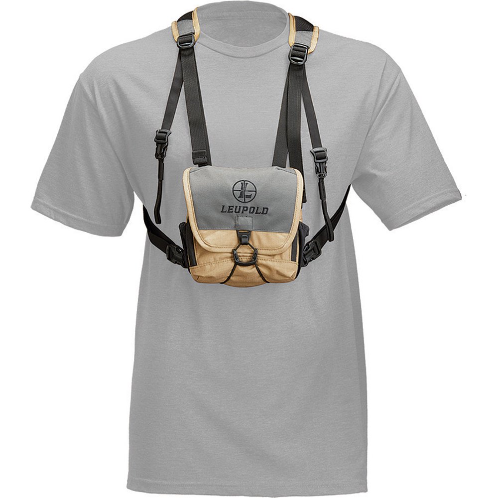Leupold GO Afield Binocular Harness XF 600 Denier Polyester (Gray/Tan