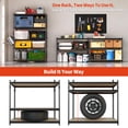 thumbnail image 4 of DYNALOAD 4000 lb Heavy Duty Garage Shelving Unit, 5-Tier Adjustable Metal Storage Shelves, 48" W x 24" D x 72" H, 4 of 9