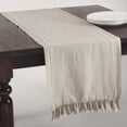 thumbnail image 2 of Saro Leona Ruffled Table Runner, 2 of 4