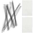 thumbnail image 4 of FNNMNNR100 Pcs Loose Leaf Ring Spiral Binding Coils Mini Cinch Machine Picture Hanging Wire Black, 4 of 8
