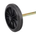 thumbnail image 4 of 1 Set Gallon Garbage Can Wheel Trash Can Rubber Wheel Garbage Can Wheel Replacement with Hollow Shaft, 4 of 8