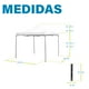 thumbnail image 5 of Carpa Toldo Plegable 3x3 Impermeable Retractil Jardin Onof Blanco, 5 of 6