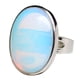 thumbnail image 3 of Vintage Moonstone Gemstone Oval Wedding Band Aniversario Mujer Joyería - Ópalo Sunnimix Anillo ovalado de Cystal, 3 of 6