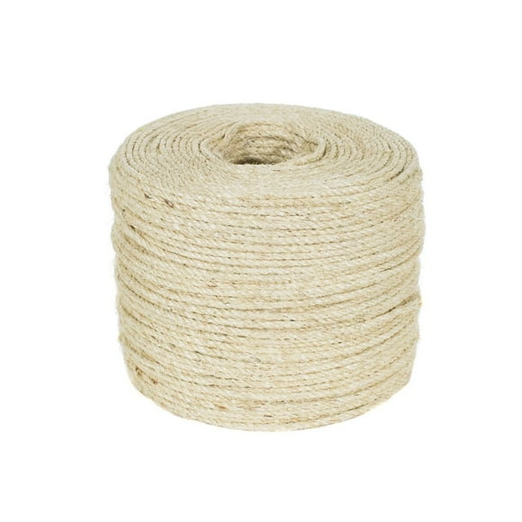 Golberg Twisted Sisal Rope (1/4 Inch x 10 Feet)