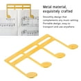 thumbnail image 4 of Music Page Holder, Sheet Music Clip Metal Note Pattern Delicate Music Book Clip Page Holder For Piano Guitar, 4 of 8