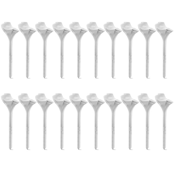 20 piezas clavo de bola 10 grados inserción oblicua camiseta reutilizable para suministros de golfista