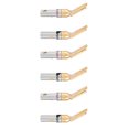 thumbnail image 4 of Corrosion- Gold-Plated Speaker Plug, Easy To Use Speaker Connector, For Speaker Parts For Speaker Wire, 4 of 8