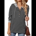 thumbnail image 1 of Sudaderas con Capucha de Moda para Mujer, Sudaderas Holgadas de Gran Tamaño, Camisetas de Larga, Corte Holgado Negro XL, 1 of 9