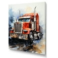 thumbnail image 2 of Designart "Road King Semi Truck Royalty II" Truck Wall Decor, 2 of 5