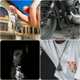 thumbnail image 5 of Motorcycle Bell for Bikers Women Men W/ Hanger, Biker Bell for Riders, Good Luck Riding Bell Spirit Bell Moto Accessories, 5 of 6