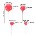 thumbnail image 2 of 20pcs mini globos topcake toppers bola pastel picks mini espuma en forma de bola toppers, 2 of 5
