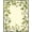 Green, Pattern 1, variant on ODIKA 4'x6' Machine Washable Non-Slip Area Rug, Elegant Ivy Scrollwork Verdant Vine Art High Traffic Rug, Green, 224072