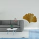 thumbnail image 2 of Figura decorativa de resina con la figura del Pensador Abstracto y escultura de hierro forjado con hojas de ginkgo, ideal para dormitorio, oficina, ti, 2 of 8