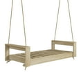 thumbnail image 2 of Amish Casual The Lancaster Amish Crafted Porch Daybed Swing, Made in The USA from Kiln Dried Pine (Unfinished, 5 Foot), 2 of 6