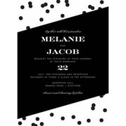 Dots and Stripes Standard Wedding Invitation