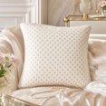 thumbnail image 3 of Kojanyu Floral Pearl Throw Pillow Cover, Small Flower Decorative Cushion Case, Cottage Style Pillow for Sofa Bed and Home Decoration., 3 of 7