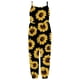 thumbnail image 4 of Odeerbi 1-6 Años Niñas Traje de Verano Girasol Camisola Romper Casual Respirable Comfortable Overalls Correa Bib Pantalones En General Traje de Juego, 4 of 5