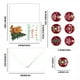 thumbnail image 3 of Adornos navideños, adornos navideños, regalos navideños, tarjetas decorativas navideñas, tarjetas de felicitación navideñas de lujo con bendiciones, juego de sobres que incluye 6 tarjetas, 6 sobres y, 3 of 9