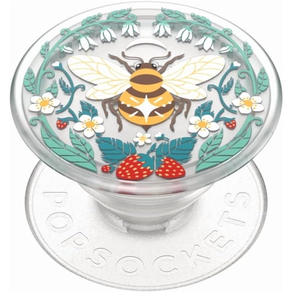PopSockets Adhesive Phone Grip and Kickstand with Swappable Top - Bee Boho