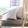 thumbnail image 6 of LALILO Throw Pillow Covers White Wood Aged Backdrop Board Bright Building Cushion Cover 18" x 18", 2 Pack, 6 of 6