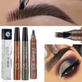 thumbnail image 2 of Lápiz de cejas de cuatro puntas de 5 colores, cepillo para cejas, líquido dividido, resistente al agua, lápiz potenciador de cejas de larga duración, sombra de cejas Tan Jianjun unisex, 2 of 2