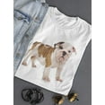 thumbnail image 3 of Cute English Bulldog Puppy T-Shirt Women -Image by Shutterstock, Female x-Large, 3 of 4
