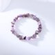 thumbnail image 1 of Pulsera de gemas de amatista Natural, pulsera de piedra triturada elástica Irregular, joyería de cuarzo para mujer, 1 of 5