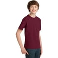 thumbnail image 4 of Port & Company Youth Cotton Essential T-Shirt. Cardinal. XL., 4 of 4