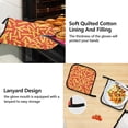 thumbnail image 4 of French Fries 5 Pcs Kitchen Set Heat Resistant Oven Mitts and Non-Slip Pot Holders with Adjustable Cooking Apron, 4 of 6