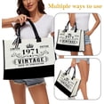 thumbnail image 5 of Birthday gifts for Women Travel Canvas Tote Bag and Makeup Bag -2026, 5 of 6