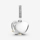 thumbnail image 3 of Colgante Pandora de dos tonos con forma de feliz aniversario, momentos compatibles, joyas para mujer, regalo para mujer, plata de ley, oro y circonitas cúbicas, con caja de regalo, 3 of 5