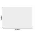 thumbnail image 4 of YAOMOBB Nappe Anti-Huile Nappe Transparente Résistante à l'Eau et à l'Huile Facile à Nettoyer Rectangulaire Salle à Manger Cuisine Table en PVC Claire, 4 of 6