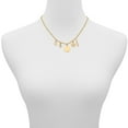 thumbnail image 3 of Time and Tru Women's Gold-Tone Interchangeable Modern Classic Theme Charms Necklace., 3 of 5
