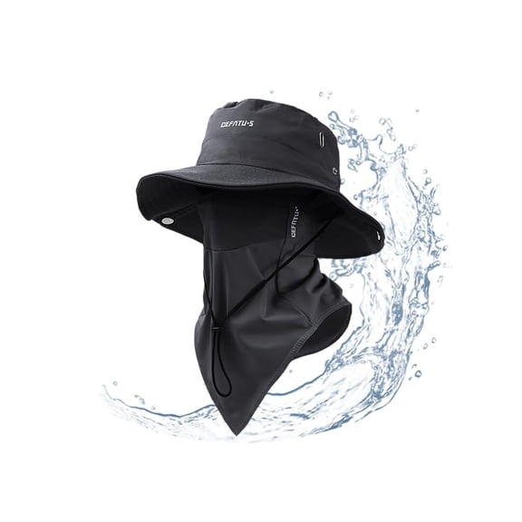 Wide-Brimmed Sun Hat,Fishing Hat,for Beach Fishing, Hiking,Camping,with Cooling Silk Mask to Block Mosquitoes(Hat Mask)