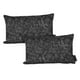 thumbnail image 1 of Cojin Riñonera Decorativa Rectangular Set de 2 Zaniah Gris, 1 of 4
