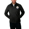 thumbnail image 4 of Men's Darius Rucker Collection by Fanatics Black Pittsburgh Steelers Color Block Polar Fleece Full-Zip Jacket, 4 of 5
