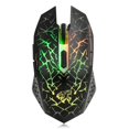 thumbnail image 1 of CHOK Souris de Jeu Sans Fil 2.4G Optique Rechargeable Silencieuse LED Colorée Portable avec Récepteur USB Noir, 1 of 6